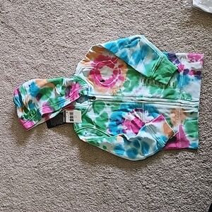 Polo Ralph Lauren tie die full zip hoodie